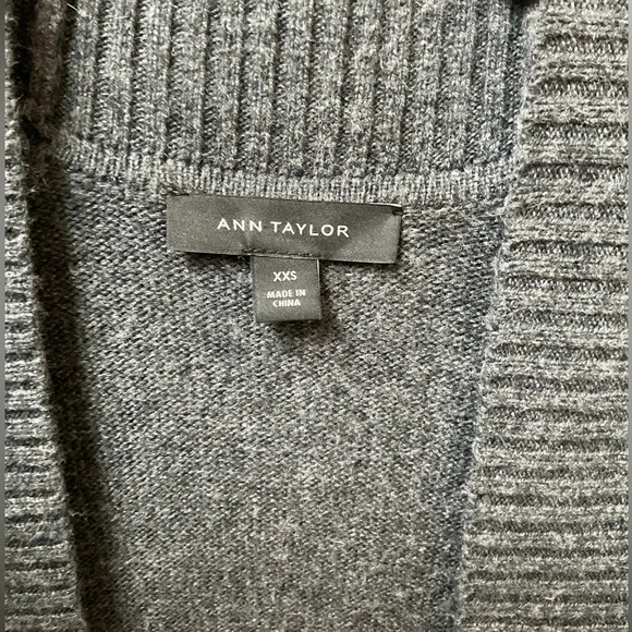 Ann Taylor Open Cardigan with Criss Cross Back - Picture 3 of 5